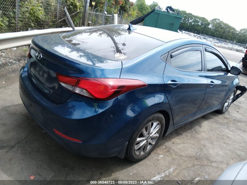 2015 HYUNDAI ELANTRA SE - KMHDH4AE3FU278481
