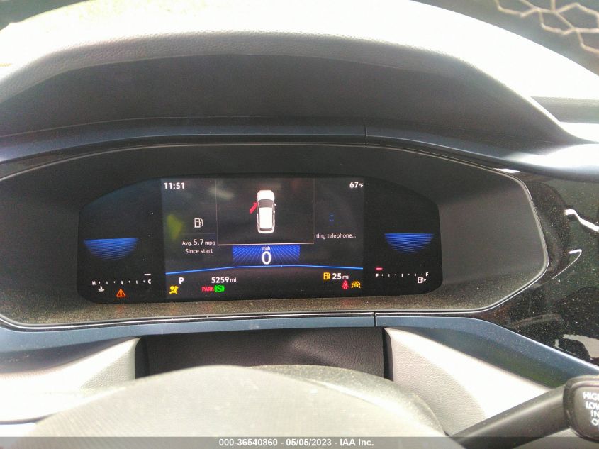 2022 VOLKSWAGEN TAOS SE - 3VVTX7B21NM096937
