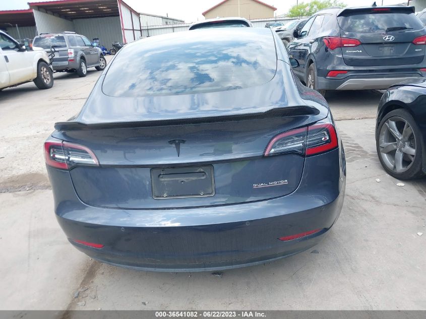 2022 TESLA MODEL 3 PERFORMANCE - 5YJ3E1EC5NF297685