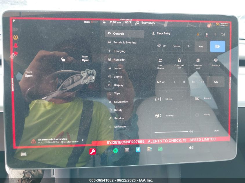 2022 TESLA MODEL 3 PERFORMANCE - 5YJ3E1EC5NF297685