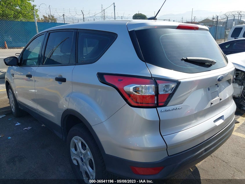 VIN 1FMCU0F71HUD87292 2017 FORD ESCAPE S
