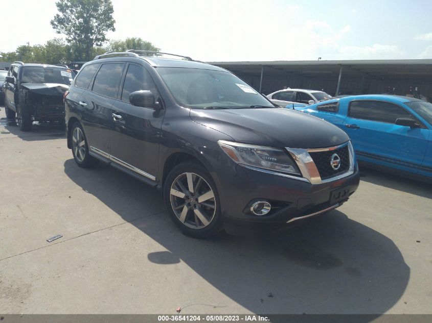 2014 NISSAN PATHFINDER PLATINUM - 5N1AR2MN1EC648721