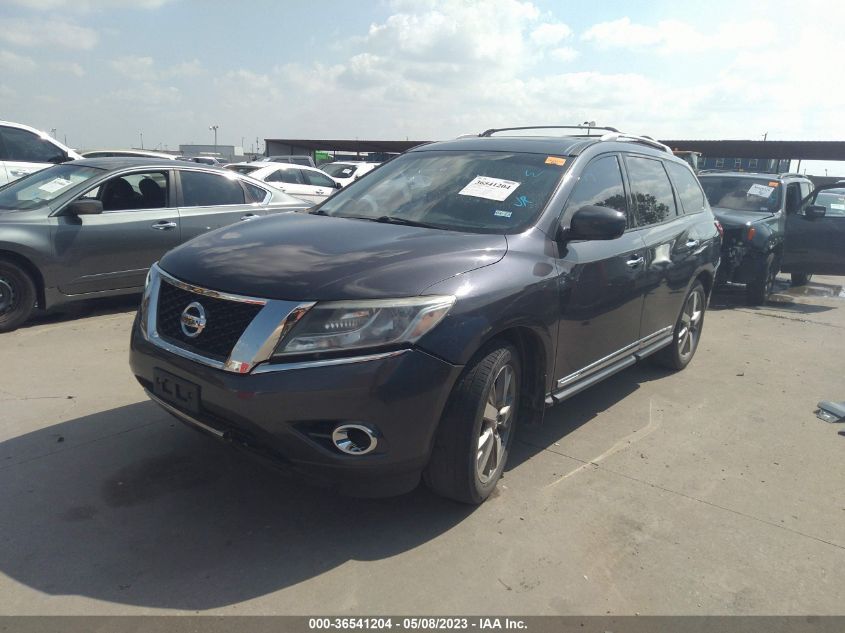 2014 NISSAN PATHFINDER PLATINUM - 5N1AR2MN1EC648721