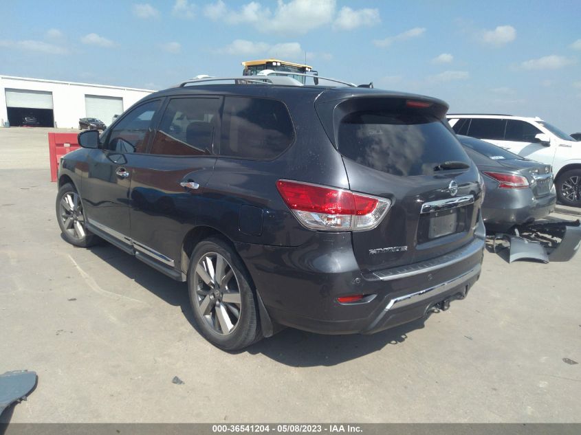 2014 NISSAN PATHFINDER PLATINUM - 5N1AR2MN1EC648721