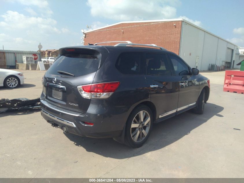 2014 NISSAN PATHFINDER PLATINUM - 5N1AR2MN1EC648721