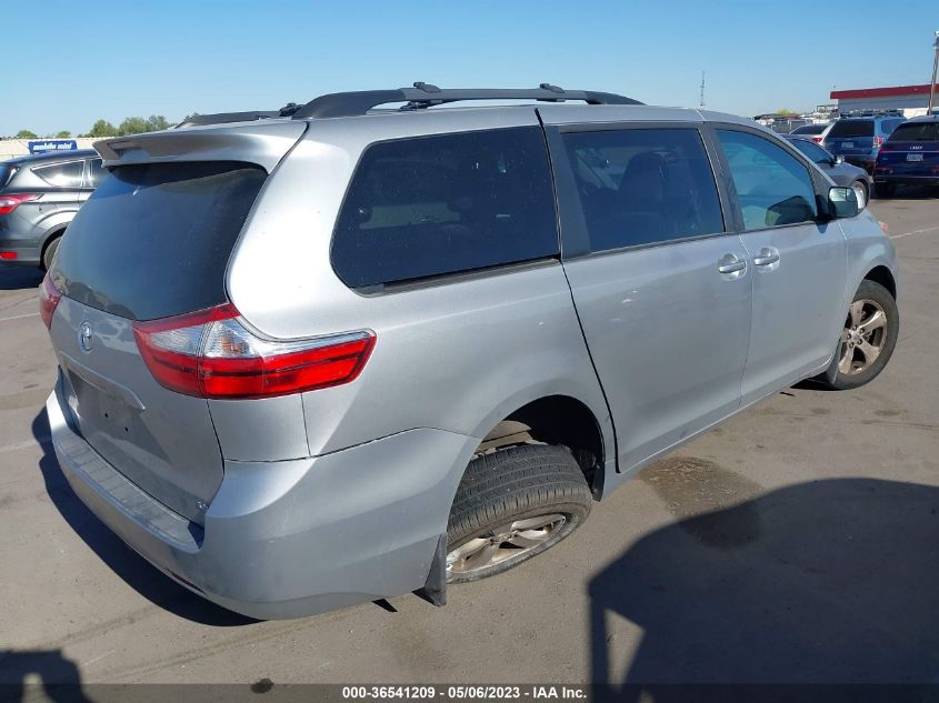 2016 TOYOTA SIENNA LE - 5TDKK3DC3GS746331