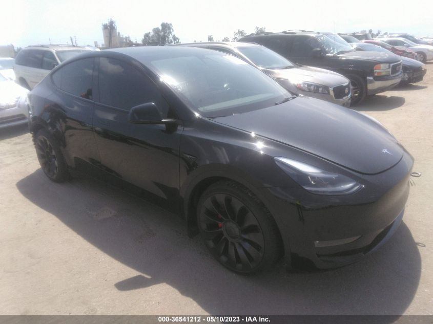 2022 TESLA MODEL Y PERFORMANCE - 7SAYGDEF8NF486619