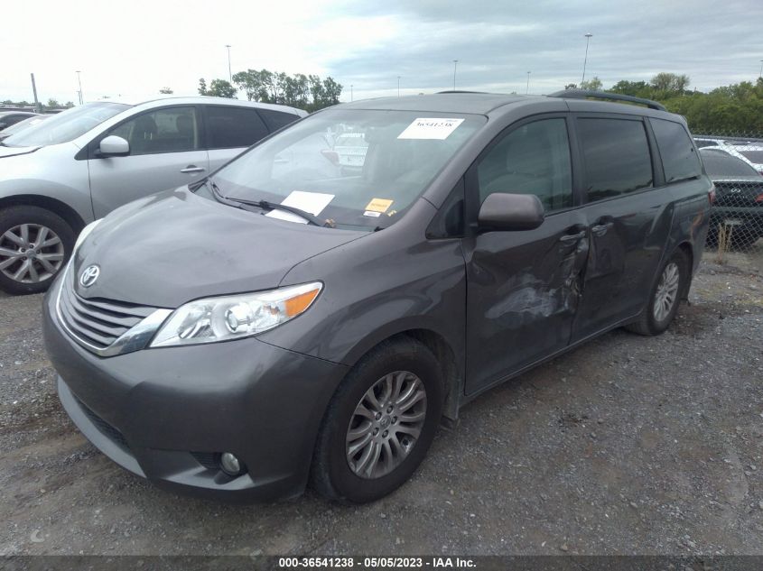 2015 TOYOTA SIENNA XLE/XLE AAS/LTD - 5TDYK3DC5FS590155