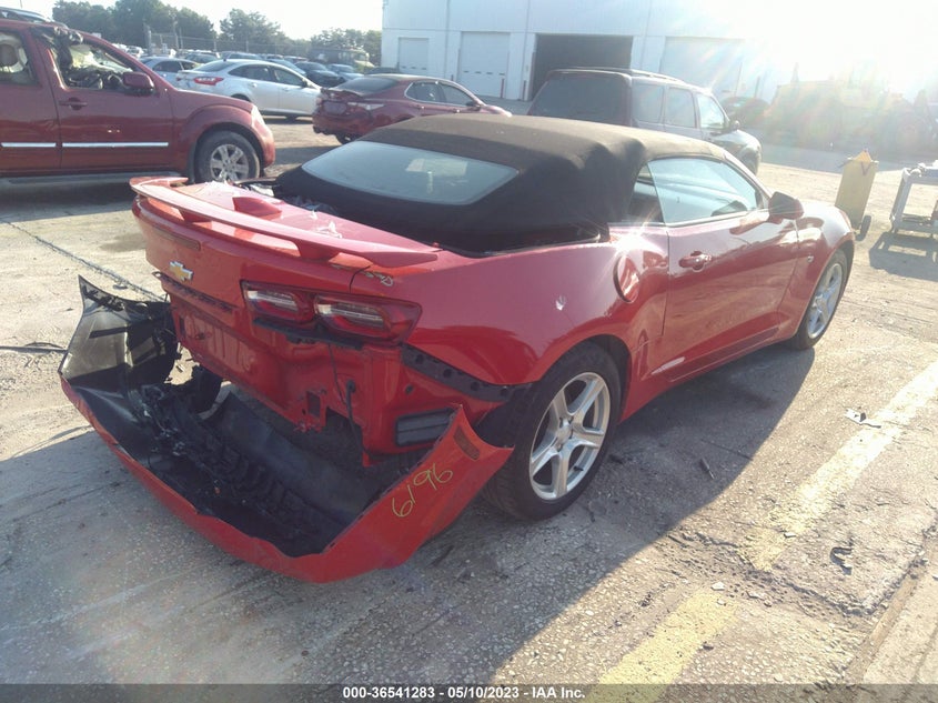 VIN 1G1FB3DS7L0109747 2020 CHEVROLET CAMARO 1LT