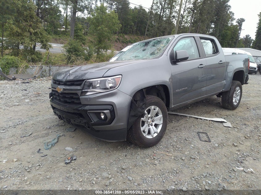 VIN 1GCGSCEA8N1240149 2022 CHEVROLET COLORADO 2WD LT