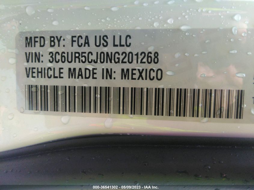 2022 RAM 2500 TRADESMAN - 3C6UR5CJ0NG201268
