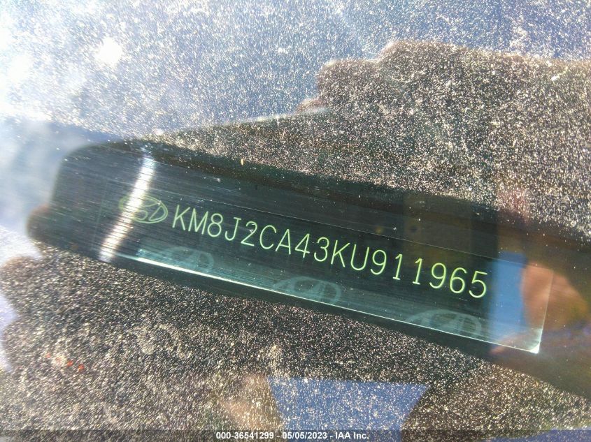 2019 HYUNDAI TUCSON SE - KM8J2CA43KU911965