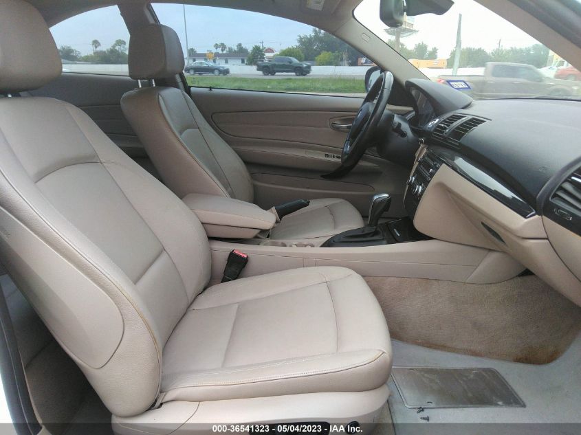 2013 BMW 1 SERIES 128I WBAUP7C56DVP25606