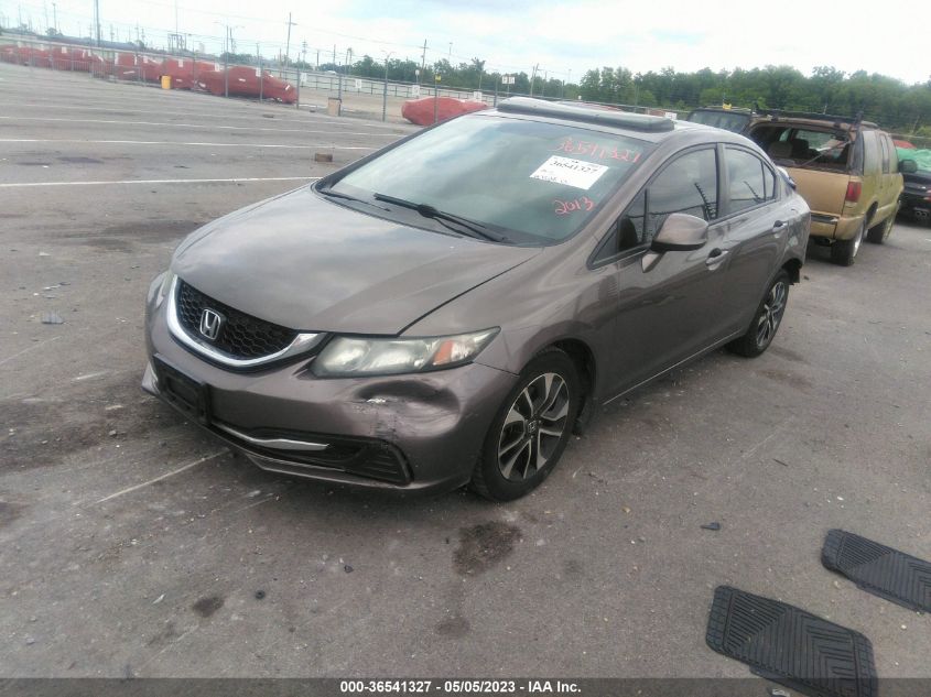 2013 HONDA CIVIC SDN EX - 2HGFB2F80DH536141