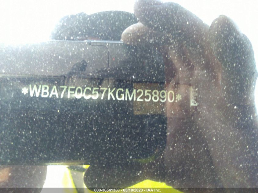 2019 BMW 7 SERIES 750I - WBA7F0C57KGM25890