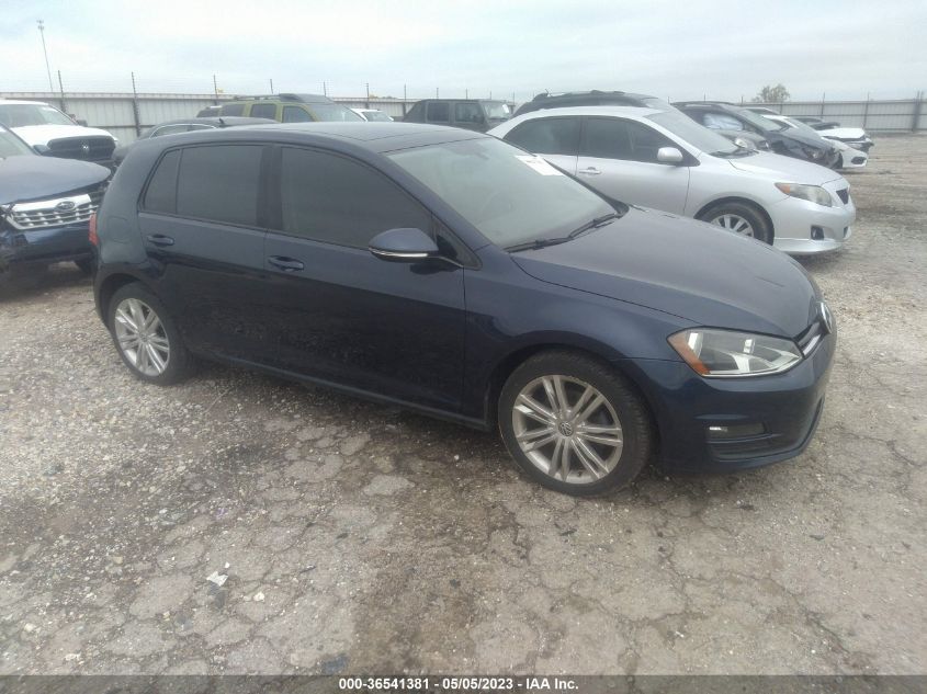 2015 VOLKSWAGEN GOLF TDI SE - 3VW2A7AU2FM072370