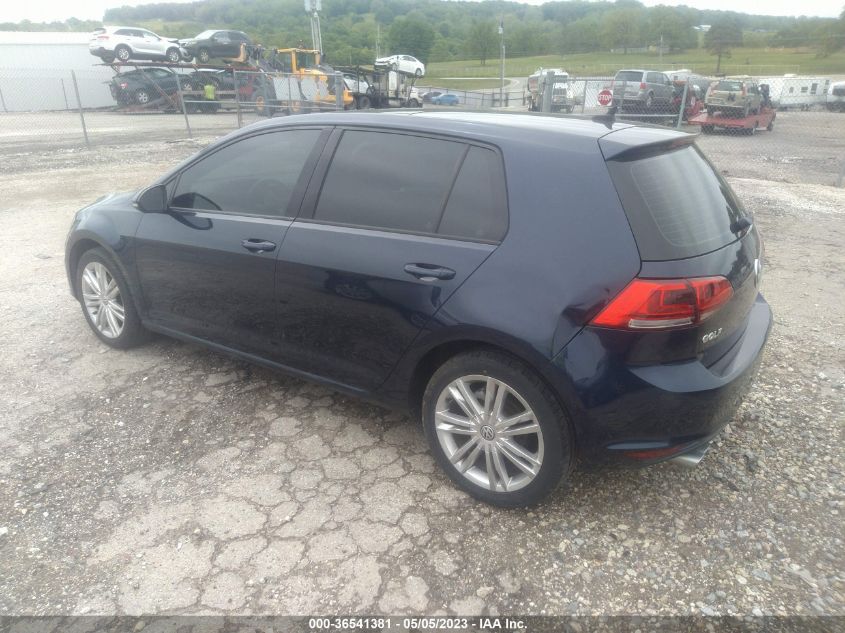 2015 VOLKSWAGEN GOLF TDI SE - 3VW2A7AU2FM072370
