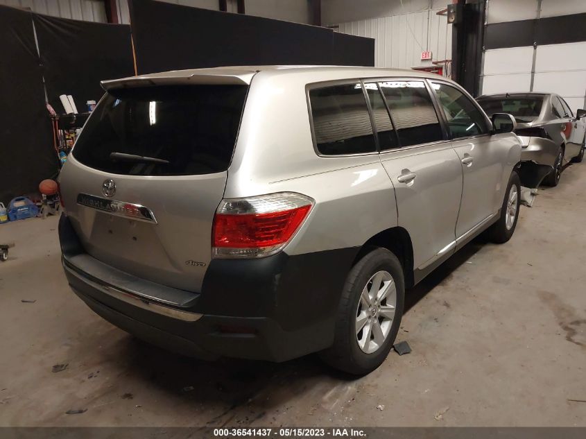 2013 TOYOTA HIGHLANDER - 5TDBK3EH7DS235663