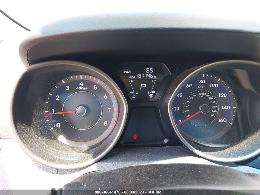 2013 HYUNDAI ELANTRA GLS - 5NPDH4AE5DH377945