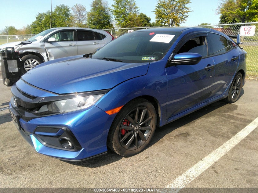 VIN SHHFK7H64MU415026 2021 HONDA CIVIC HATCHBACK EX