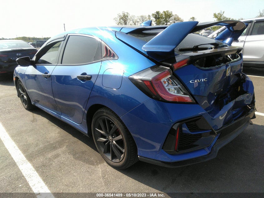 VIN SHHFK7H64MU415026 2021 HONDA CIVIC HATCHBACK EX