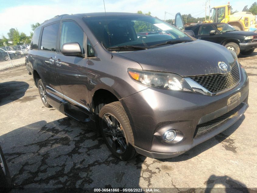 2013 TOYOTA SIENNA SE - 5TDXK3DC3DS297377