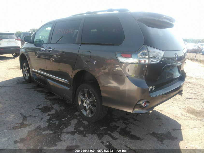 2013 TOYOTA SIENNA SE - 5TDXK3DC3DS297377