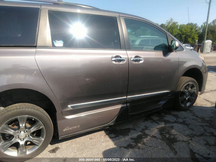 2013 TOYOTA SIENNA SE - 5TDXK3DC3DS297377