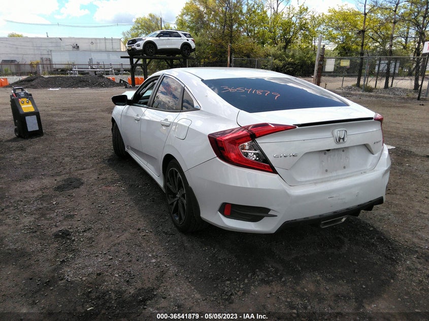 VIN 2HGFC2F82LH586809 2020 HONDA CIVIC SEDAN SPORT