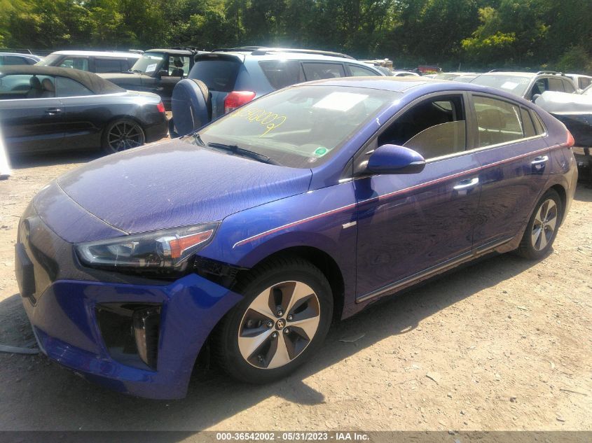 2019 HYUNDAI IONIQ ELECTRIC LIMITED KMHC05LH6KU038321
