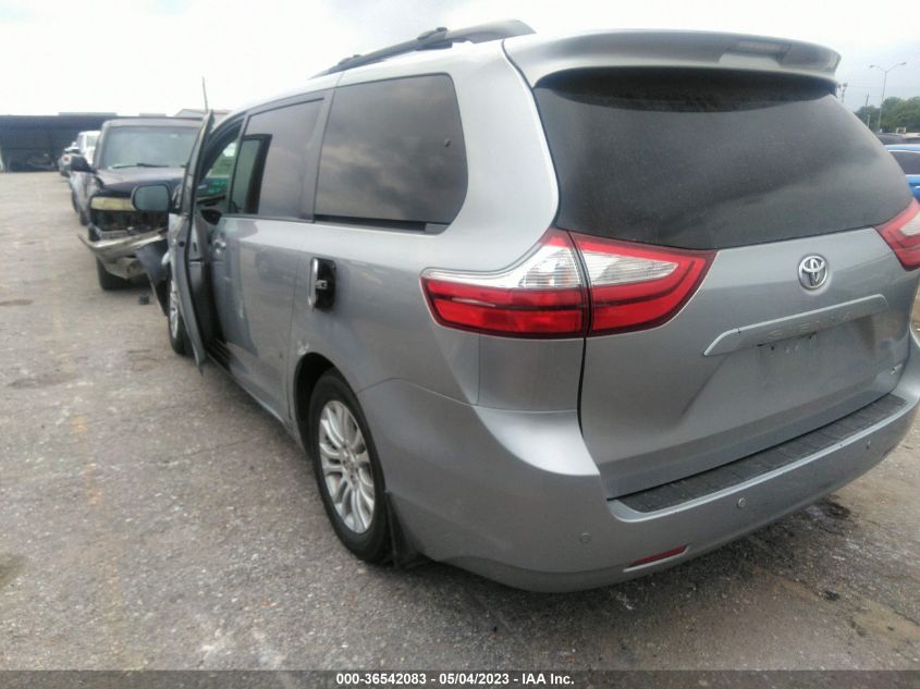 2015 TOYOTA SIENNA XLE/XLE AAS/LTD - 5TDYK3DC7FS573275