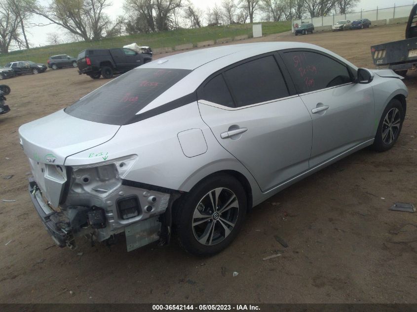 2022 NISSAN SENTRA SV - 3N1AB8CV5NY301514