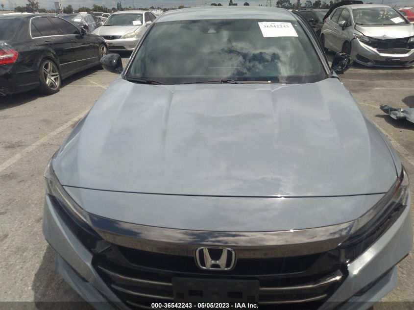 2021 HONDA ACCORD SEDAN SPORT - 1HGCV1F30MA107752