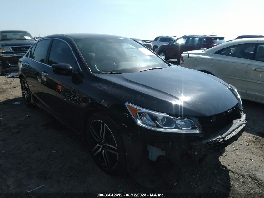 2016 HONDA ACCORD SEDAN SPORT - 1HGCR2F51GA034424
