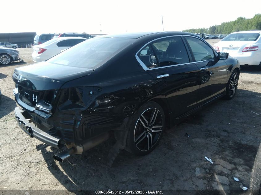 2016 HONDA ACCORD SEDAN SPORT - 1HGCR2F51GA034424