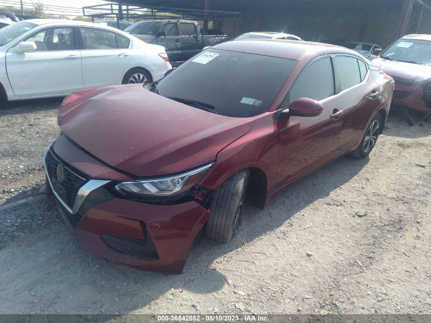 2022 NISSAN SENTRA SV - 3N1AB8CV8NY211774