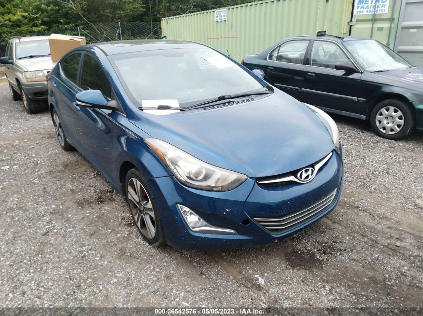 2014 HYUNDAI ELANTRA SPORT - KMHDH4AH3EU154252