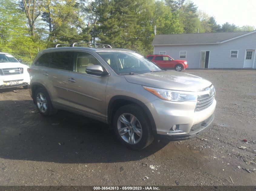 2015 TOYOTA HIGHLANDER LIMITED - 5TDDKRFH4FS078820