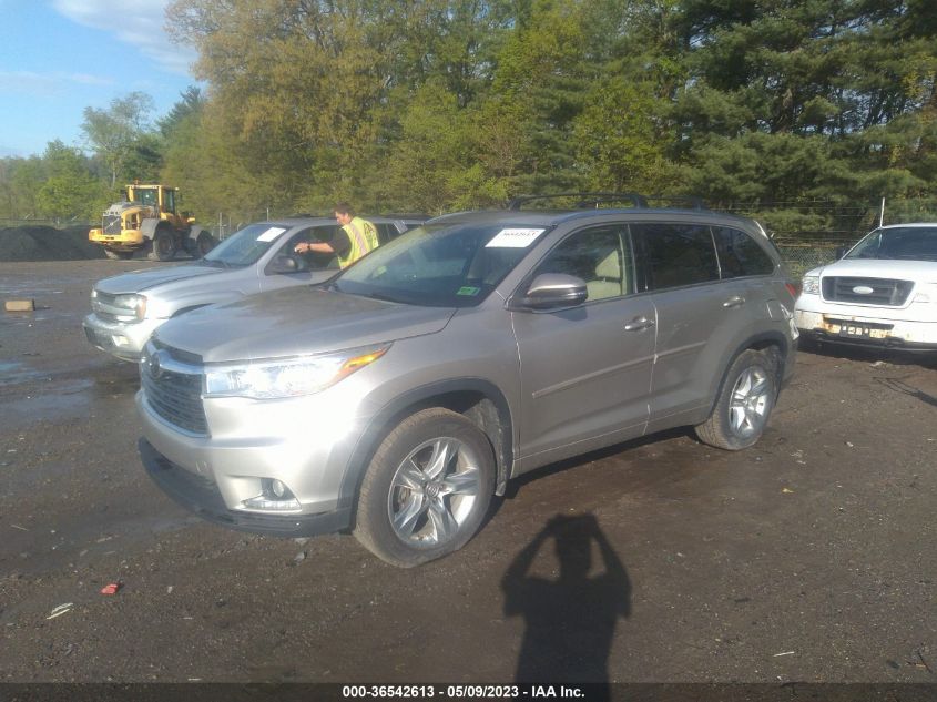 2015 TOYOTA HIGHLANDER LIMITED - 5TDDKRFH4FS078820