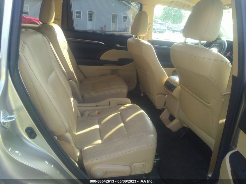 2015 TOYOTA HIGHLANDER LIMITED - 5TDDKRFH4FS078820