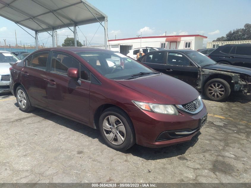 2013 HONDA CIVIC SDN LX - 19XFB2F56DE290793