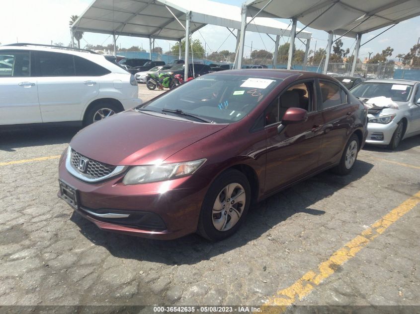 2013 HONDA CIVIC SDN LX - 19XFB2F56DE290793