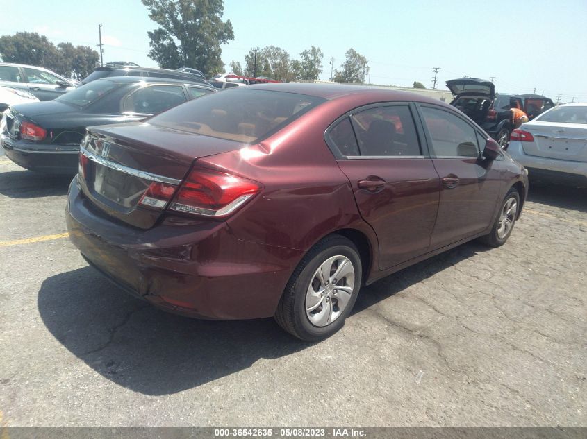 2013 HONDA CIVIC SDN LX - 19XFB2F56DE290793