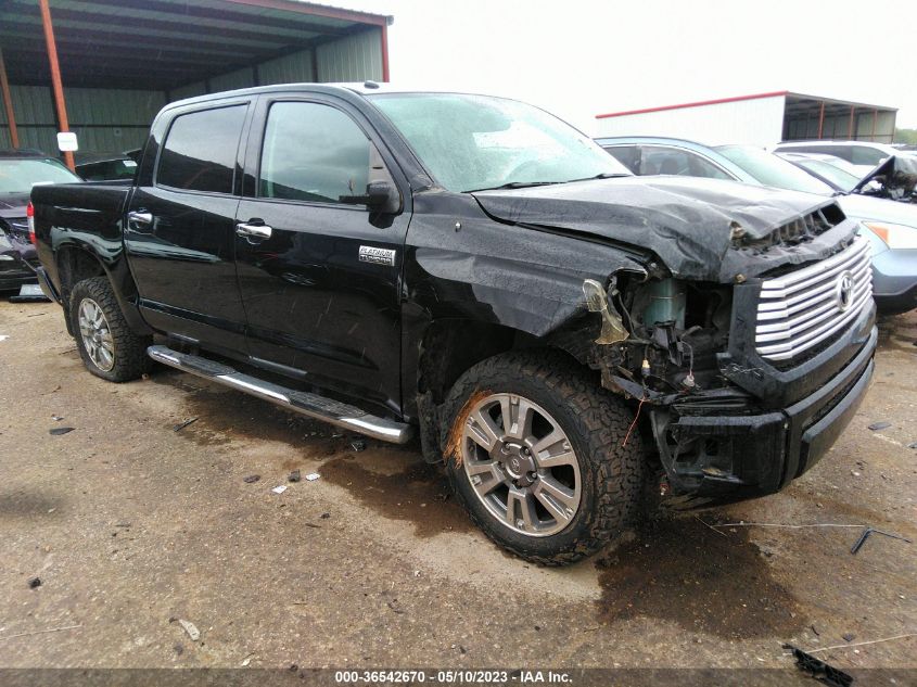 2014 TOYOTA TUNDRA 4WD TRUCK PLATINUM - 5TFAW5F16EX354135