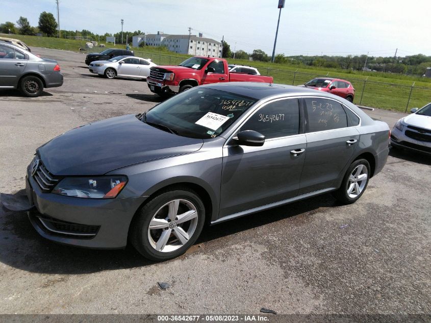 2013 VOLKSWAGEN PASSAT TDI SE W/SUNROOF - 1VWBN7A39DC069055