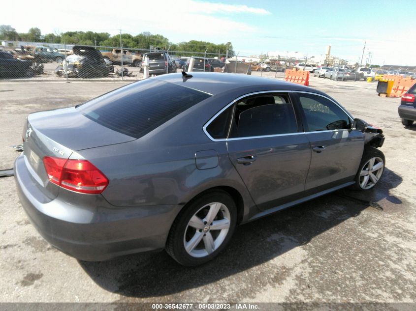 2013 VOLKSWAGEN PASSAT TDI SE W/SUNROOF - 1VWBN7A39DC069055