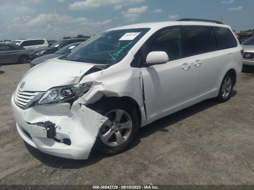 2017 TOYOTA SIENNA LE - 5TDKZ3DC5HS885096