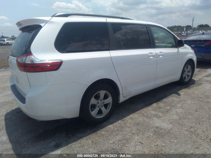 2017 TOYOTA SIENNA LE - 5TDKZ3DC5HS885096