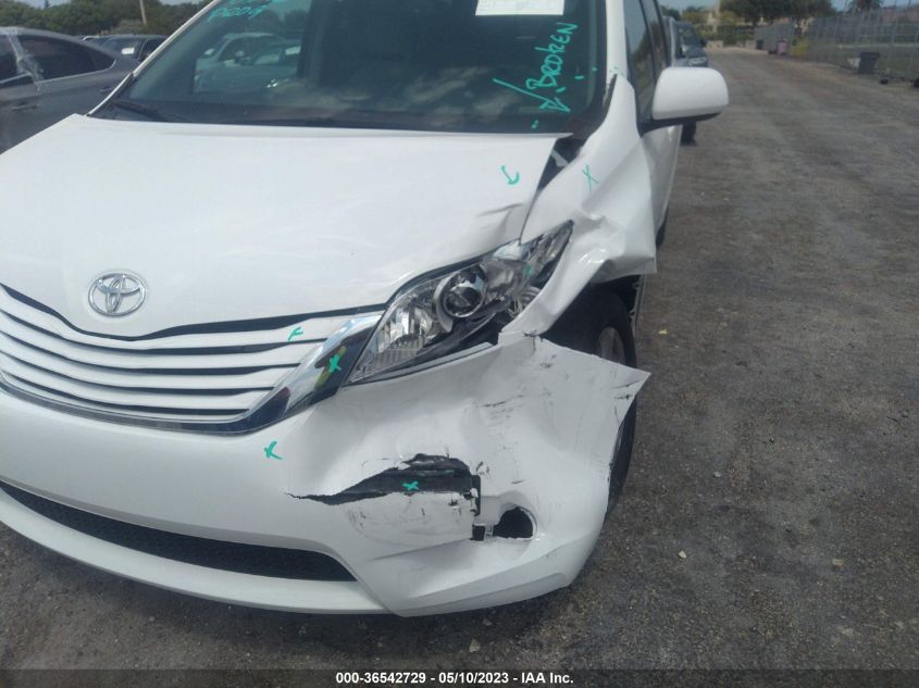 2017 TOYOTA SIENNA LE - 5TDKZ3DC5HS885096