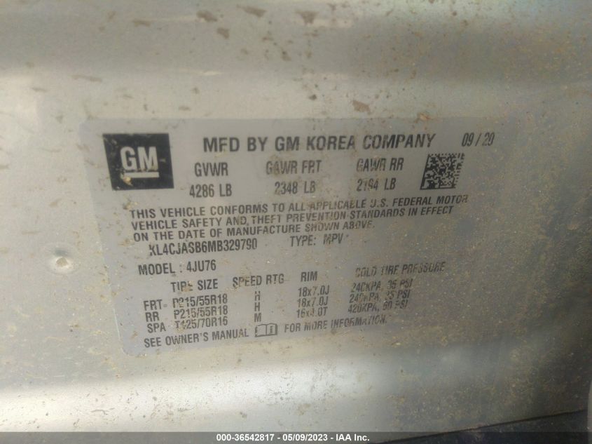 2021 BUICK ENCORE PREFERRED - KL4CJASB6MB329790